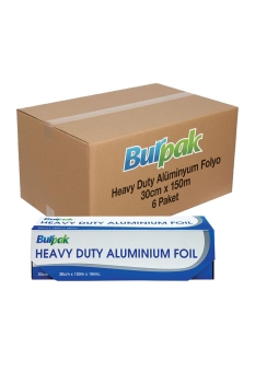 Burpak Heavy Duty Alüminyum Folyo 30cm x 150m 6 Adet (Koli) - Burpak