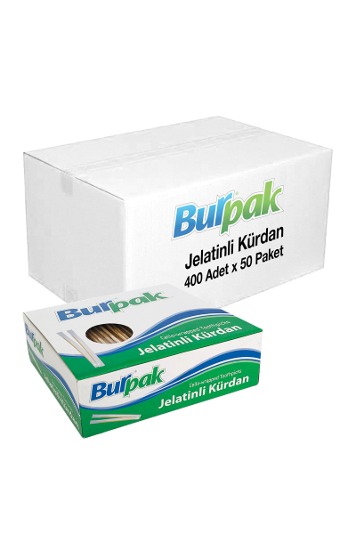 Burpak Jelatinli Kürdan 400lü x 50 Paket (Koli) - 1