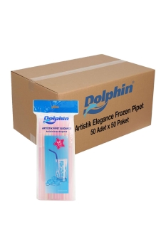 Dolphin Artistik Elegance Frozen Pipet 50 Adet x 50 Paket (Koli) - Dolphin