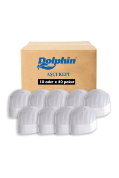 Dolphin Aşçı Kepi 500 Adet (Koli) - Dolphin