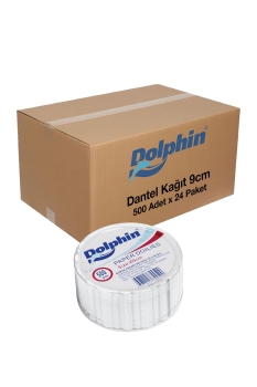 Dolphin Dantel Kağıt 9cm 500 Adet x 24 Paket (Koli) - Dolphin