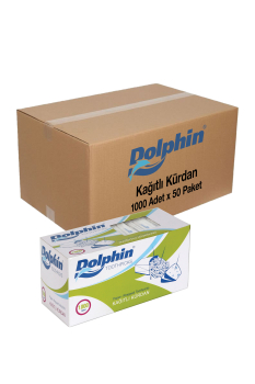 Dolphin Kağıtlı Kürdan 1000 Adet x 50 Paket Koli - Dolphin