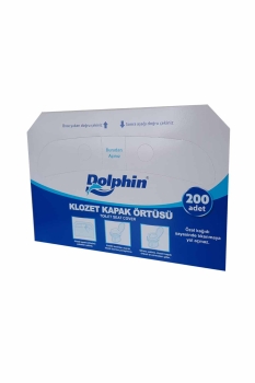 Dolphin Klozet Kapak Örtüsü 200lü - Dolphin