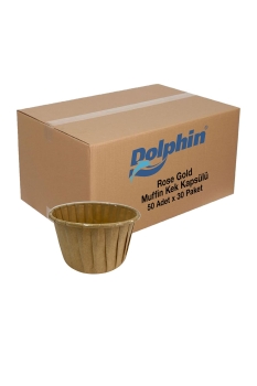 Dolphin Kraft Muffin Kek Kapsülü 50 Adet x 30 Paket Koli - Dolphin