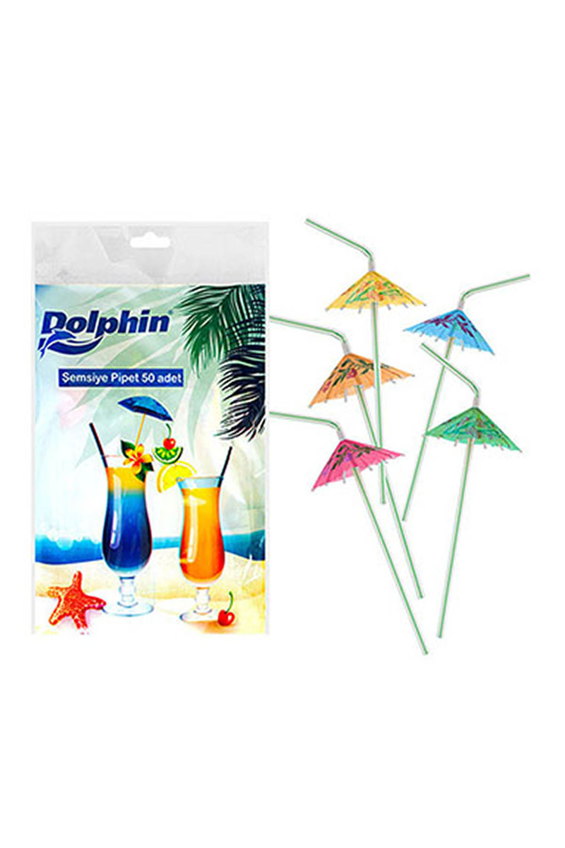 Dolphin Şemsiye Pipet 50li - Dolphin