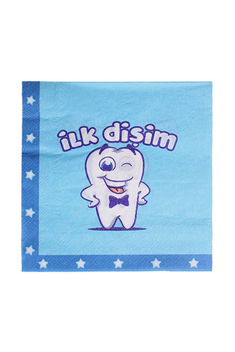 Roll-Up İlk Dişim Erkek Kağıt Peçete 33x33cm 20li - 1