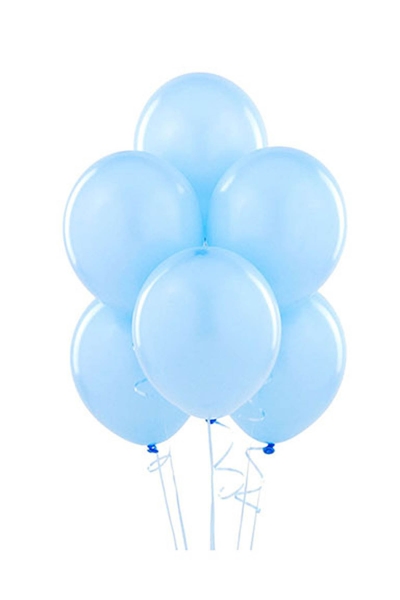Açık Mavi Lateks Balon 30cm (12 inch) 10lu - 1
