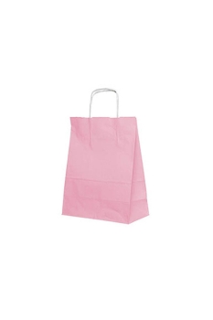 Roll-Up Kraft Çanta Pembe Küçük Boy 18x24cm 25li - 2