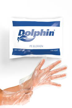 Dolphin Şeffaf Eldiven PE 100 Adet - Dolphin