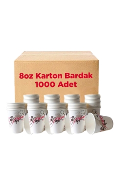 Rol-Up 8oz Karton Bardak 1000li (Koli) - Kullan At Market