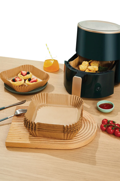 Roll-Up Airfryer Pişirme Kağıdı Kare 20cm 50li - 2