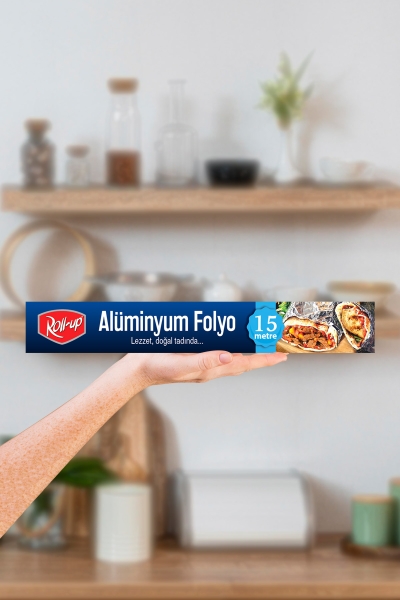 Roll-Up Alüminyum Folyo 30cm x 15 m 10mic 1 Adet - 2