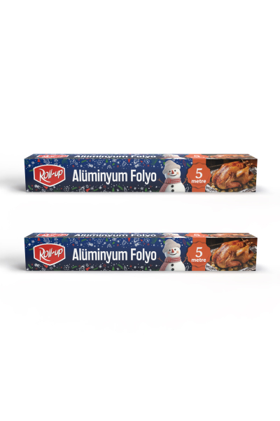 Roll-Up Kış Temalı Alüminyum Folyo 30cm x 5m 10mic 2 Adet - 1