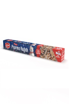 Roll-Up Kış Temalı Kesilmiş Pişirme Kağıdı 37cm x 42cm 16 Yaprak - Roll-Up