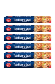 Roll-Up Silikonlu Pişirme Kağıdı Seti 37cmx8m 6 Adet - Roll-Up