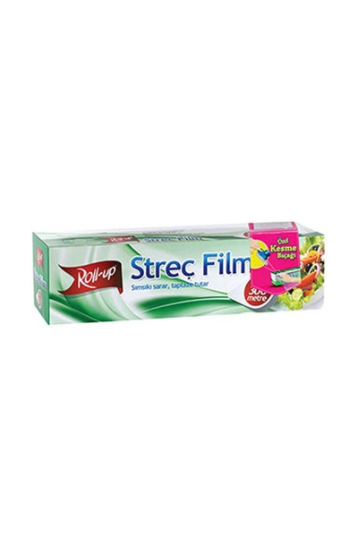 Roll-Up Kayar Bıçak Hediyeli Streç Film 30cm x 300m 9mic 1 Adet - 1