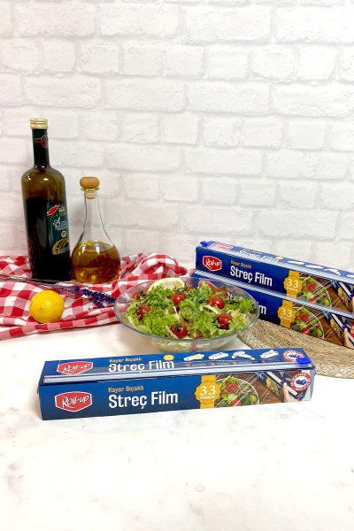 Roll-Up Streç Film 30cm x 33 m 1 Adet (Kayar Bıçaklı) - 4