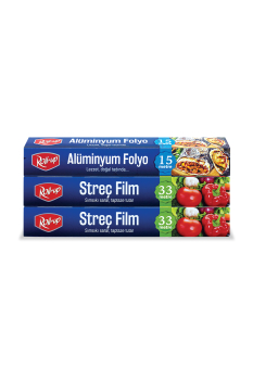 Roll-Up Streç Film + Alüminyum Folyo Ekonomik Mutfak Seti - Roll-Up