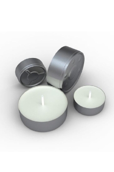 Roll-Up Tealight Mum Beyaz 40gr 24lü - Roll-Up