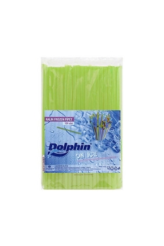 Dolphin Frozen Pipet Yeşil 22cm x 8mm 100lü - Dolphin